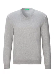 United Colors of Benetton V-Ausschnitt-Pullover 