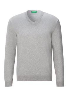 United Colors of Benetton V-Ausschnitt-Pullover 