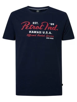 Petrol Industries T-Shirt SS Classic Print Petrol Industries T-Shirt SS Classic Print