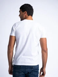 Petrol Industries T-Shirt SS Classic Print Creme/Blau/Hellblau/Weiß/Braun/Orange/Grau