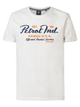 Petrol Industries T-Shirt SS Classic Print Creme/Blau/Hellblau/Weiß/Braun/Orange/Grau