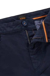 BOSS Chinohose 5-Pocket Hose ORANGE Tapered Fit Dunkelblau/Blau/Hellblau