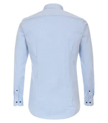 VENTI CASAMODA Businesshemd Body Fit Kentkragen Hellblau/Blau