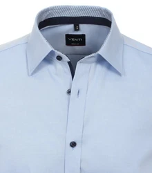 VENTI CASAMODA Businesshemd Body Fit Kentkragen Hellblau/Blau