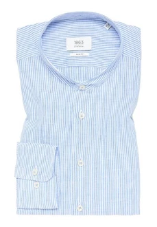 Eterna Leinenhemd Langarm Slim Fit Businesshemd