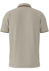 SELECTED HOMME Poloshirt 'SLHDante' Khaki/Beige/Braun