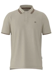 SELECTED HOMME Poloshirt 'SLHDante' Khaki/Beige/Braun