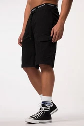STHUGE Bermudas Cargo-Bermuda FLEXLASTIC Schwarz