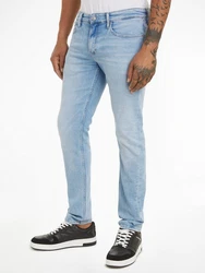 Calvin Klein Jeans SLIM Slim-fit-Jeans 5-Pocket Form Hellblau/Blau