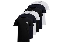 Jack & Jones T-Shirt JJECORP LOGO TEE Dunkelblau/Schwarz/Blau