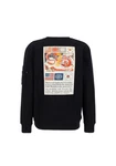 Alpha Industries Sweater USN Blood Chit Schwarz/Dunkelblau/Braun/Creme