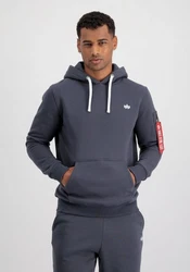 Alpha Industries Hoodie EMB Dunkelblau/Dunkelgrau/Blau/Hellgrau/Grau