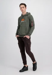 Alpha Industries Hoodie Basic (Rubber) Dunkelgrün