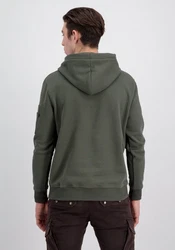 Alpha Industries Hoodie Basic (Rubber) Dunkelgrün