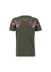 Alpha Industries T-Shirt Dragon Dunkelgrün/Khaki