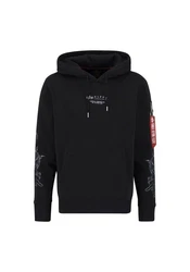 Alpha Industries Hoodie Dragon  Schwarz/Dunkelblau