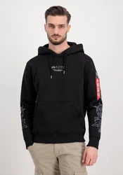 Alpha Industries Hoodie Dragon  Schwarz/Dunkelblau