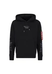 Alpha Industries Hoodie Dragon  Schwarz/Dunkelblau
