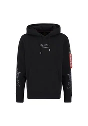 Alpha Industries Hoodie Dragon  Schwarz/Dunkelblau