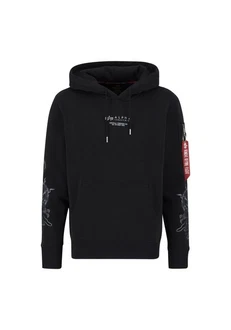 Alpha Industries Hoodie Dragon Schwarz/Dunkelblau Alpha Industries Hoodie Dragon Schwarz/Dunkelblau