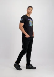 Alpha Industries T-Shirt Dark Side Dunkelblau