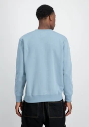 Alpha Industries Sweater Basic Sweater Embroidery Hellblau/Blau/Grau