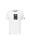 Alpha Industries T-Shirt Rainbow Reflective Label T Creme/Weiß