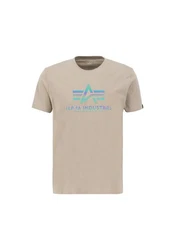 Alpha Industries T-Shirt Basic T Rainbow Reflective Khaki/Braun/Hellgrau/Beige/Gelb