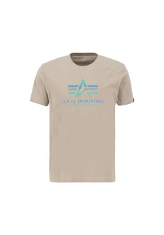 Alpha Industries T-Shirt Basic T Rainbow Reflective Khaki/Braun/Hellgrau/Beige/Gelb