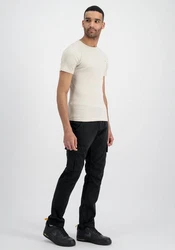 Alpha Industries Men X-Fit Rib T-Shirt Khaki/Beige