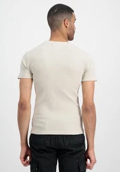 Alpha Industries Men X-Fit Rib T-Shirt Khaki/Beige