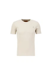 Alpha Industries Men X-Fit Rib T-Shirt Khaki/Beige