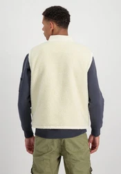 Alpha Industries Blouson Teddy Vest Khaki/Hellblau/Beige/Hellgrau/Weiß