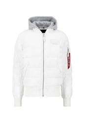 Alpha Industries Bomberjacke Men (Bomber Jackets) Weiß/Creme