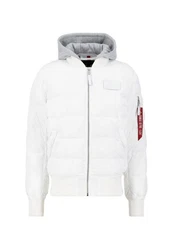 Alpha Industries Bomberjacke Men (Bomber Jackets) Weiß/Creme