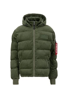 Alpha Industries Winterjacke Cold Weather Jackets Puffer Cord Dunkelgrün/Grün
