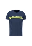 Alpha Industries T-Shirt Dunkelblau/Hellblau/Blau