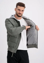 Alpha Industries Bomberjacke MA-1 ZH Puffer FD Dunkelgrün/Hellgrau/Grau/Grün/Khaki