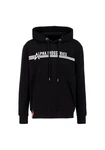 Alpha Industries Hoodie Schwarz/Rot