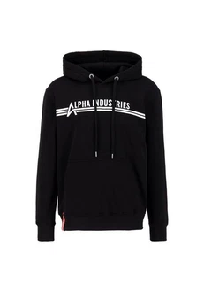 Alpha Industries Hoodie Schwarz/Rot