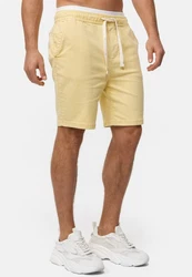Indicode Chinoshorts Kendari Gelb/Khaki/Beige