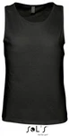 SOLS Herren Tank Top Justin Schwarz/Dunkelgrau
