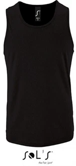 SOLS Tanktop Herren Sports Tank Top Schwarz SOLS Tanktop Herren Sports Tank Top Schwarz