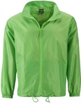 James & Nicholson Outdoorjacke Men's Promo Jacket Neonfarben/Grün
