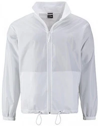 James & Nicholson Outdoorjacke Men's Promo Jacket Weiß/Grau/Creme