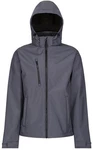 Regatta Professional Softshelljacke Venturer 3-layer Printable Hooded (RG701) Dunkelgrau/Dunkelblau/Hellgrau/Grau