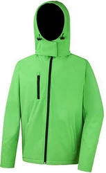 Result Softshelljacke Mens Core Lite Hooded  Grün/Neonfarben
