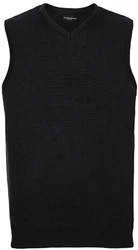 Russell Sweatshirt Herren V-Neck ärmelloser Pullover 
