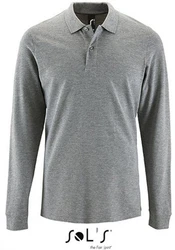 SOLS Langarm-Poloshirt Herren Long-Sleeve Piqu Polo Shirt Perfect 