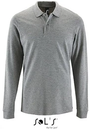 Langarm-Poloshirt Herren Long-Sleeve Piqu Polo Shirt Perfect